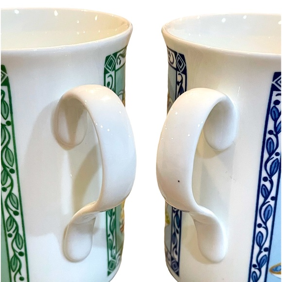 VTG 2 x Crown Trent Fine Bone China Mug Cups - Picture 7 of 9